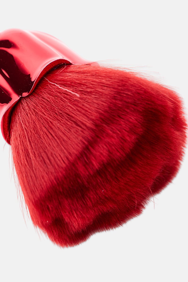 Olivia Rose Rose Flower Makeup Brush, Red - Image 3